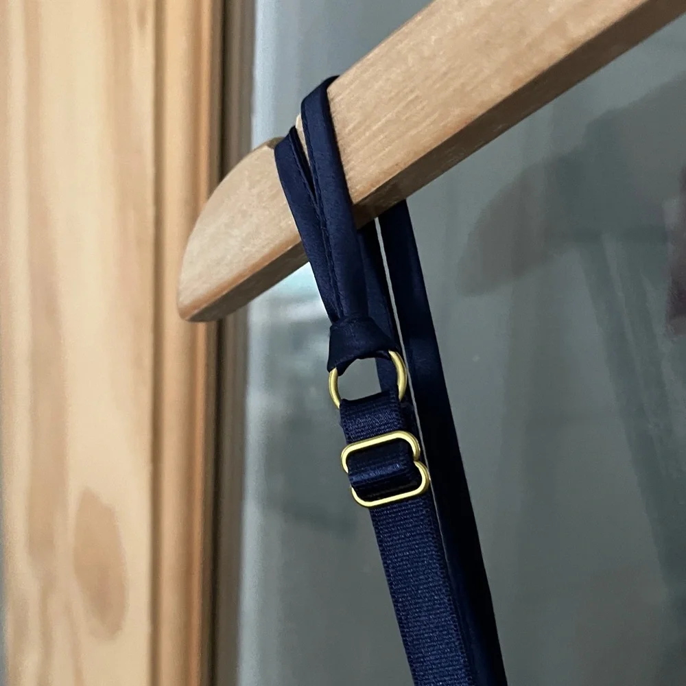 Soma Floral Embroidered Nightie Slip Dress Women's L Mesh Trim Padded Coquette - Picture 5 of 8